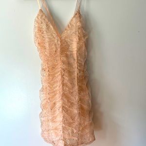 PLT GOLD AND PINK DRESS